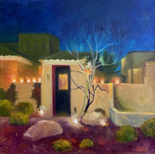 Luminarias 20 in x 24 in x 1.5 in Oil on Linen $1,100